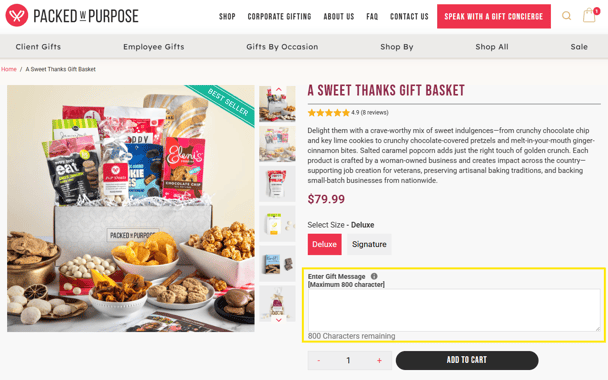 Add your gift message on the product page_A Sweet Thanks Deluxe_9.26.2025