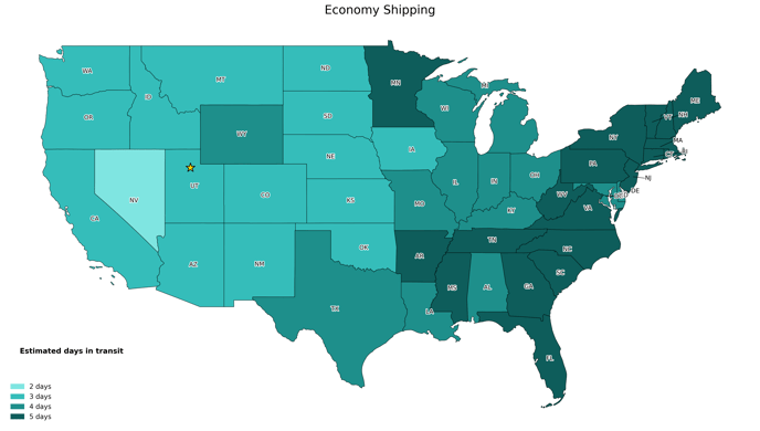 Economy Rate Shop Shipping Map_FINAL_9.25.2025